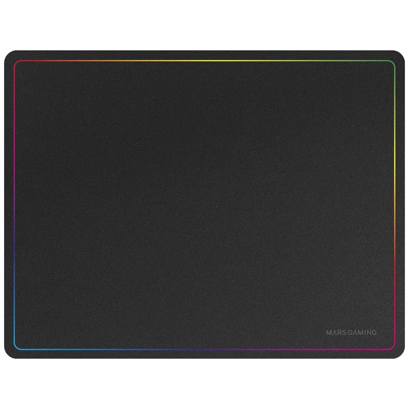 Mars Gaming MMP124 Tapete Gaming de Borracha Natural e Nano-Têxtil com Design Rainbow 360x260mm Preto