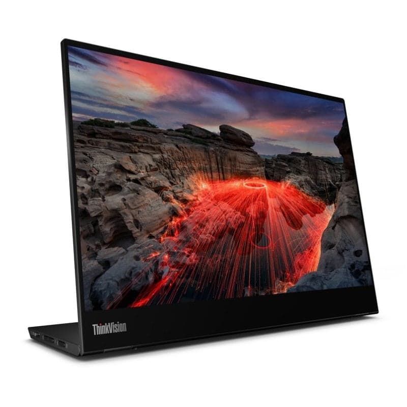 Monitor touchscreen Lenovo ThinkVision M14t de 14" 2.2K IPS, 8ms, USB-C, PowerDelivery, 65W, suporte VESA