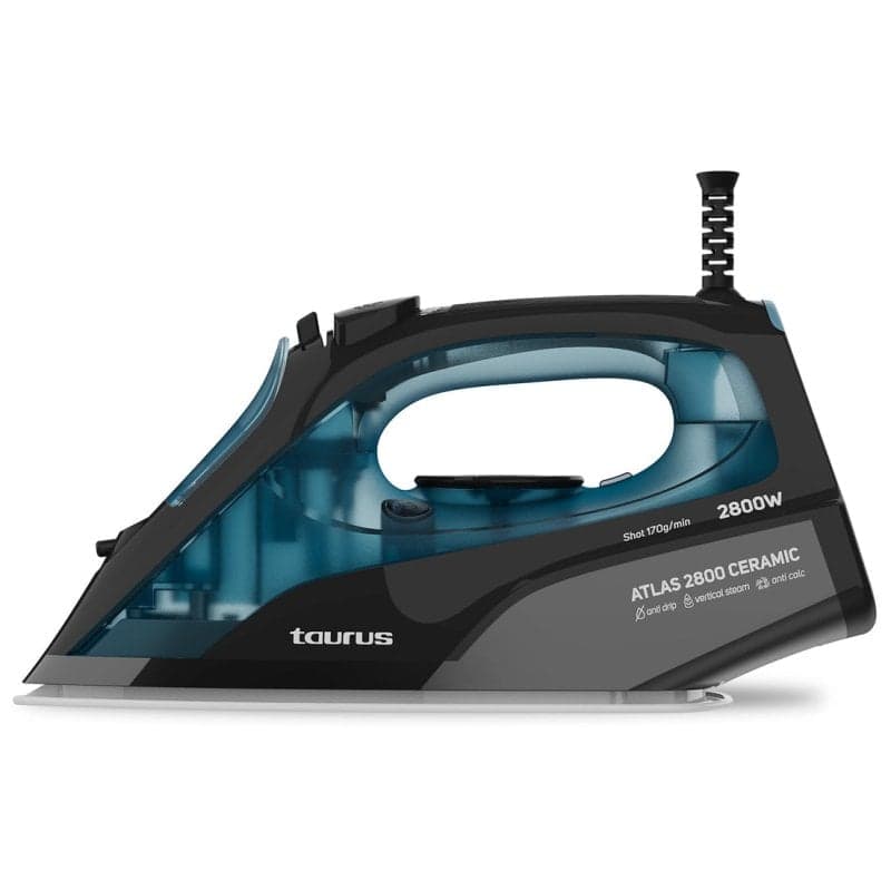 Ferro a vapor Taurus com base cerâmica, 2800 W, desligamento automático, anticalcário, jato de vapor de 170 g/min