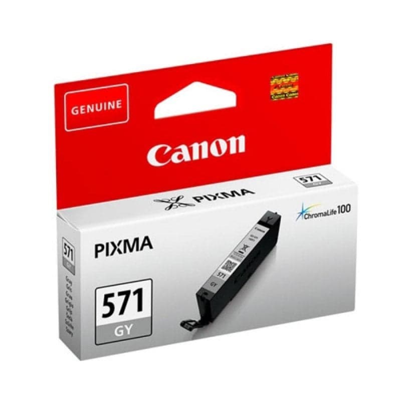 Tinteiro Canon Original CLI571 Cinza 7ml Fotografia de Alta Qualidade