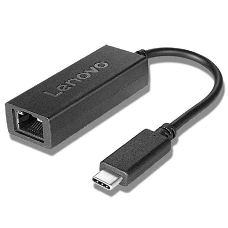 Adaptador Ethernet Lenovo 4X90S91831 USB Tipo C Alámbrico Negro