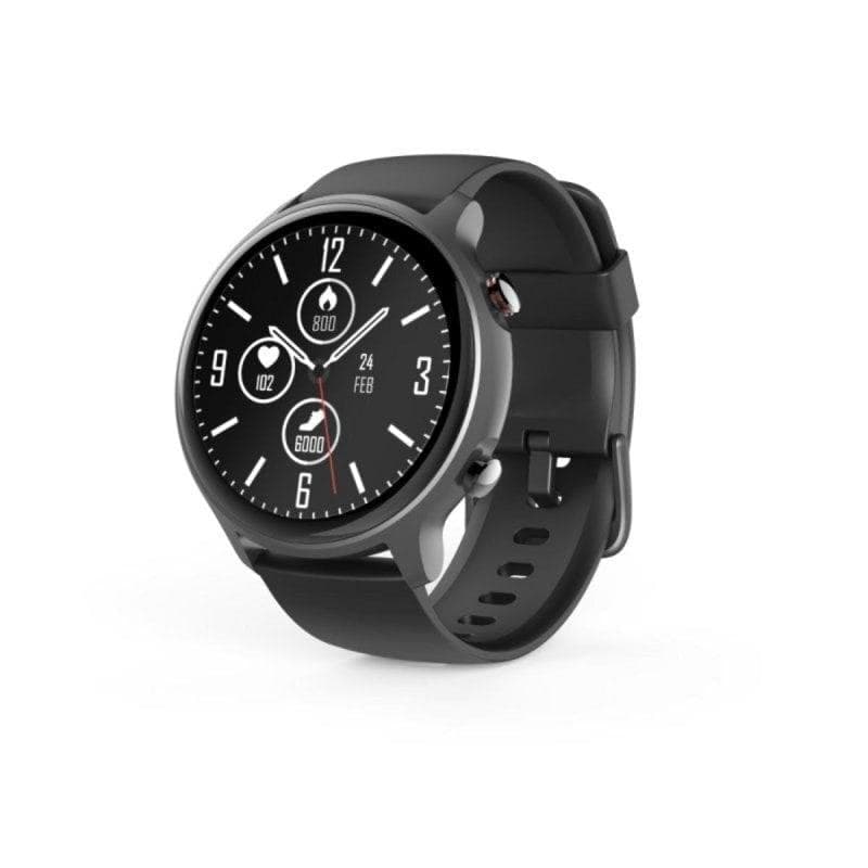 Hama Fit Watch 6910 Bluetooth GPS 46mm LCD Preto IP68 SpO2 Tamanho Único