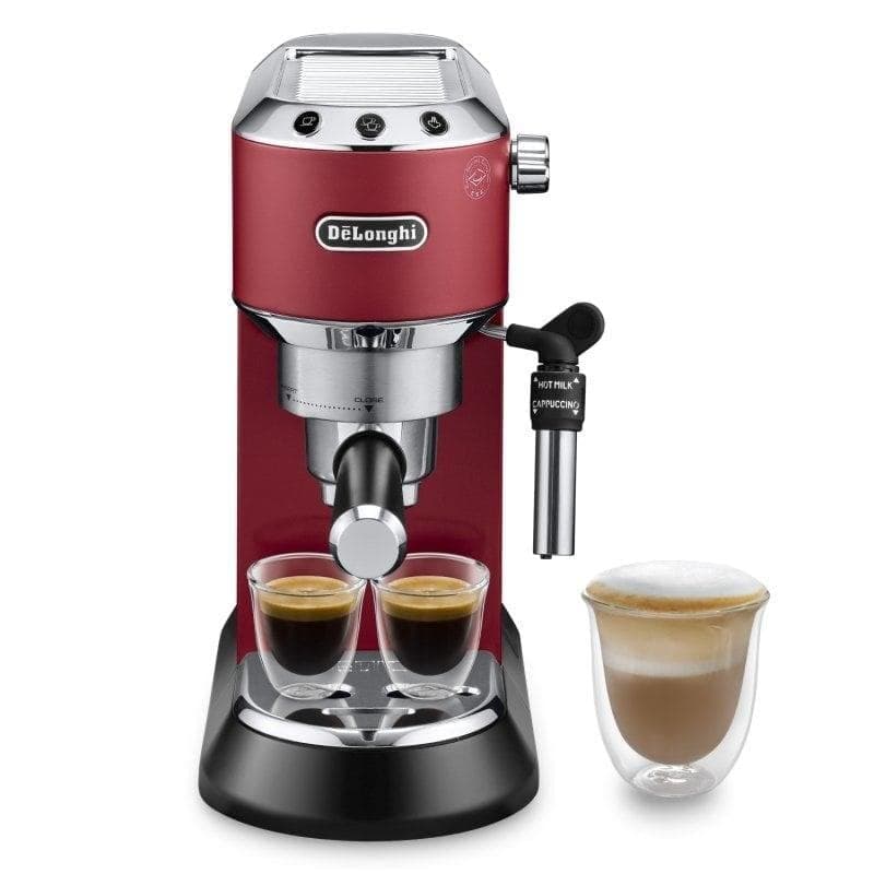 Cafeteira Espresso DeLonghi Dedica EC685.R 1,1L 15 bar com Cappuccino Ajustável