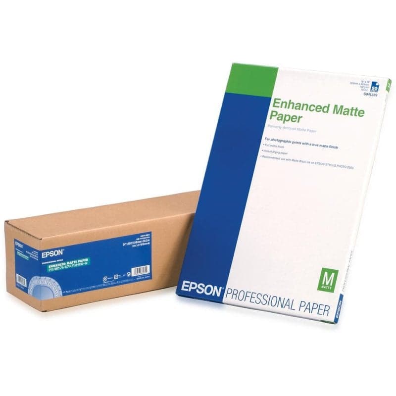 Papel Epson Enhanced Matte 24 x 30,5 m 189 g/m2 Mate