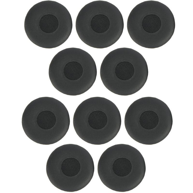 Almofadas Leatherette tamanho L para Jabra Evolve 20/30/40/65, pack 10 unidades
