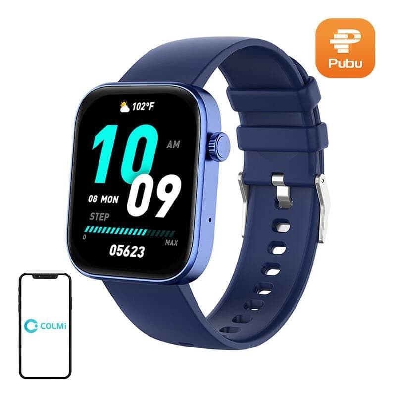 COLMi P71 Bluetooth 1,9" Azul Tamanho Único IP68 SpO2 Cardiofrequencímetro Monitor Sono