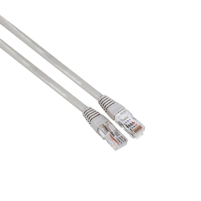 Cabo de rede Hama Cat5e U/UTP 3 m Cinzento RJ-45 a RJ-45