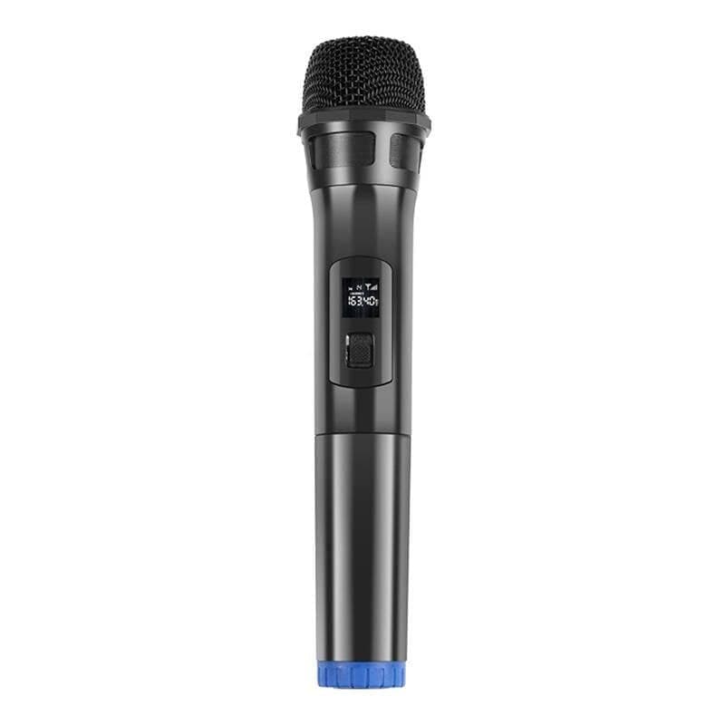 Microfone Puluz PU628B sem fios UHF cardioide com recetor 3,5 mm