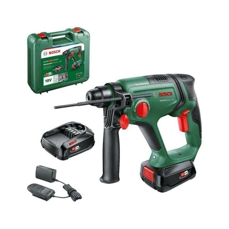 Perfurador Percussivo Sem Fios Bosch Universalhammer 18V 4-em-1 2,0 J SDS Plus