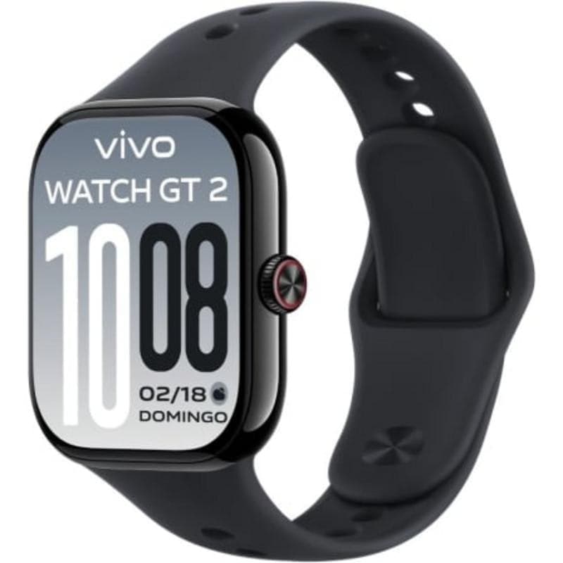 Vivo Watch GT 2 Bluetooth GPS NFC 2,07'' Preto Tamanho Único Resistência 5ATM SpO2 Cardio