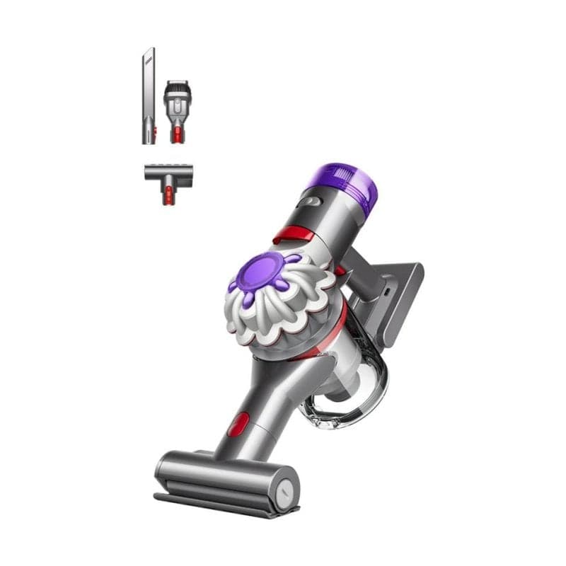Aspirador de Mão Sem Fios Dyson Car+Boat 115W 40 min Animais Alergias Cinzento Vermelho Violeta