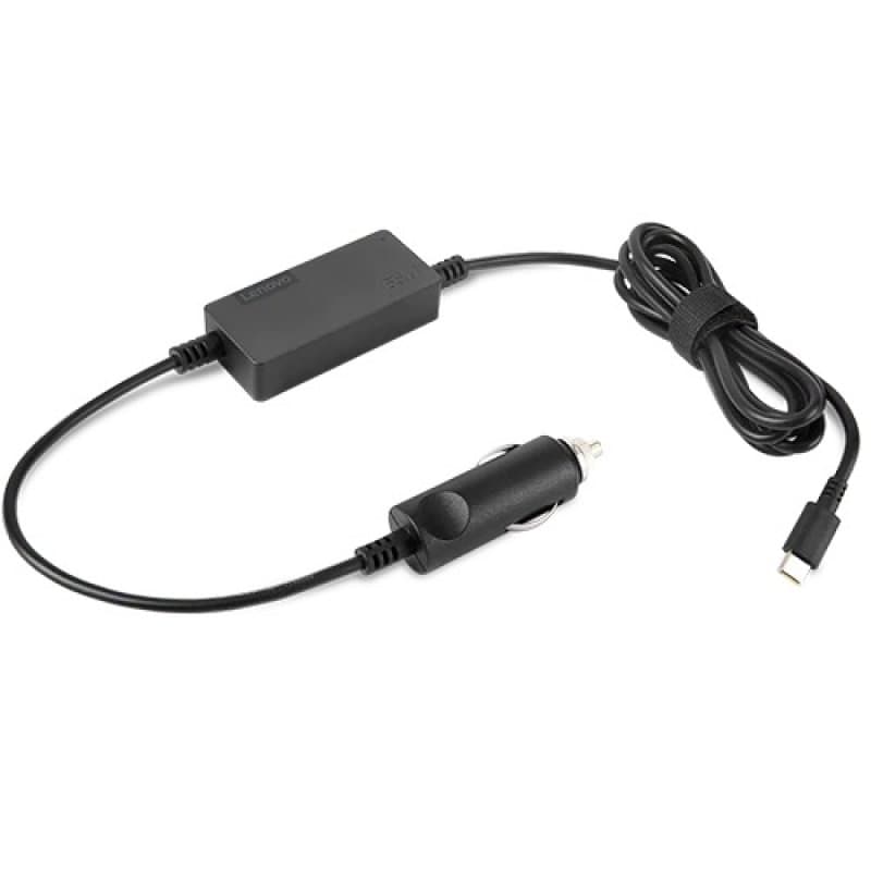 Lenovo 40AK0065WW Carregador de Carro para Portátil USB-C 65W