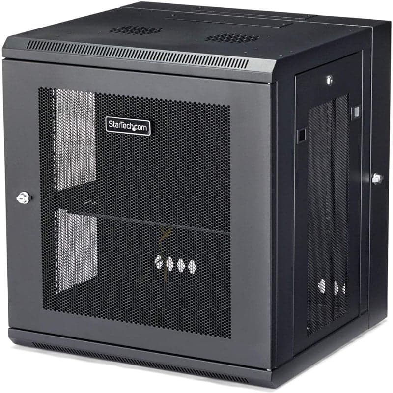 StarTech Armário Rack de Parede 16" 12U 600x650 Preto