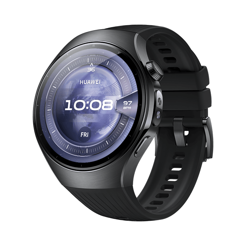HUAWEI WATCH 5 LTE 46mm Fluoroelastômero Preto