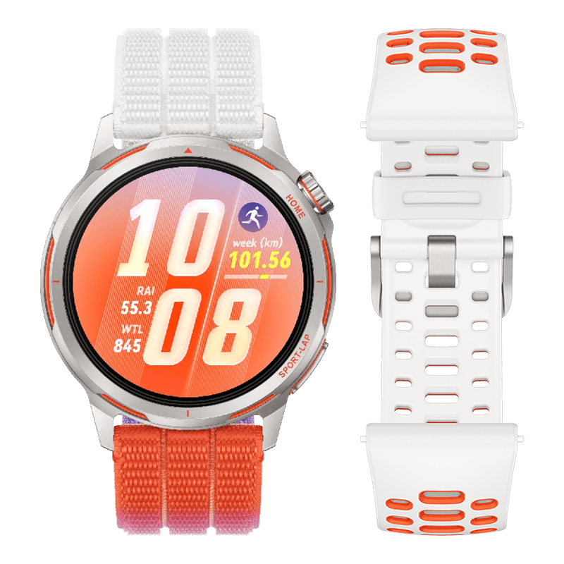HUAWEI WATCH GT Runner 2 Laranja / Posicionamento ultrapreciso / Modo maratona inteligente / Design ultrafino em titânio / Até 14 dias de bateria