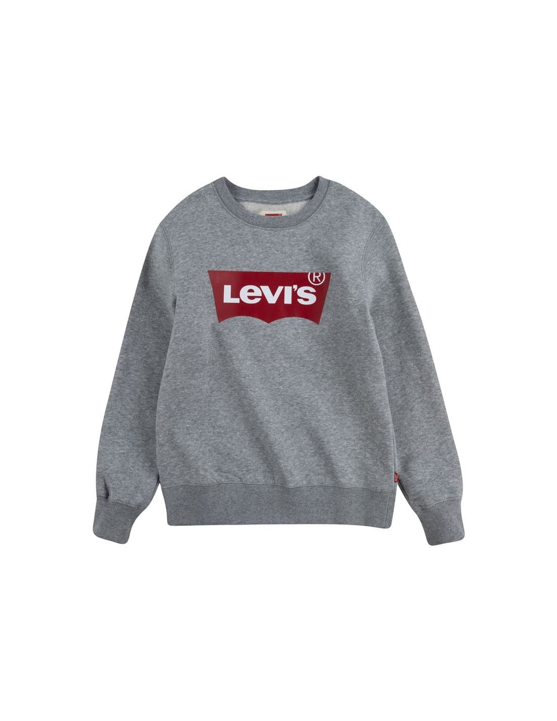 Camisola com gola redonda levi's batwing crewneck boy cinzenta