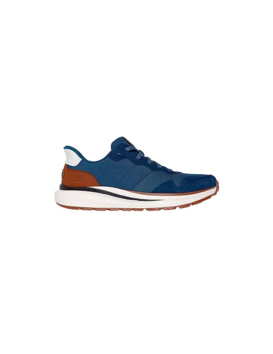 Sapatilhas Skechers Slade Ultra-Mercer Homem Azul Leather