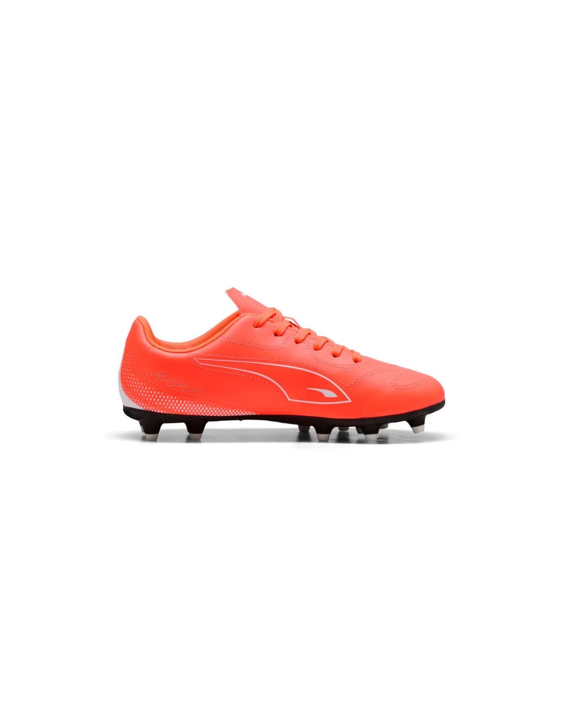 Botas de futebol Puma Vitoria II Fg/Ag Infantil Glowing Vermelho/Branco