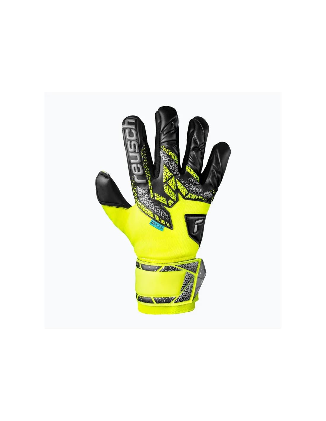Luvas de goleiro de Futebol Reusch Attrakt Duo safe yell/silver