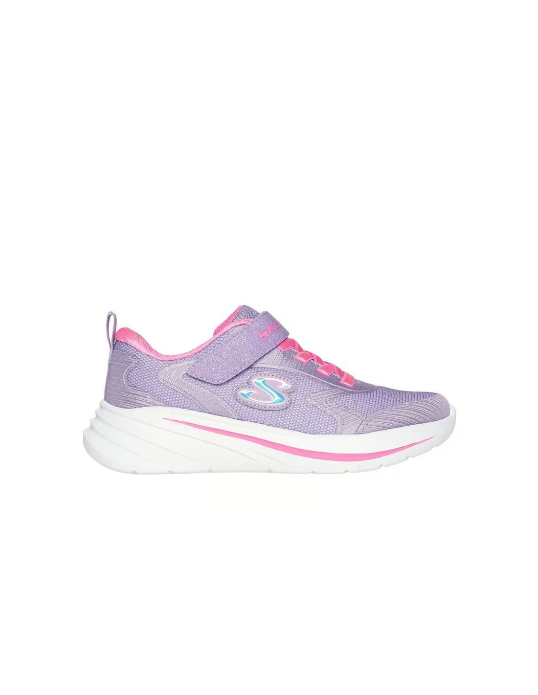 Sapatilhas Skechers Wave 92 Lavanda Brilho Me Menina