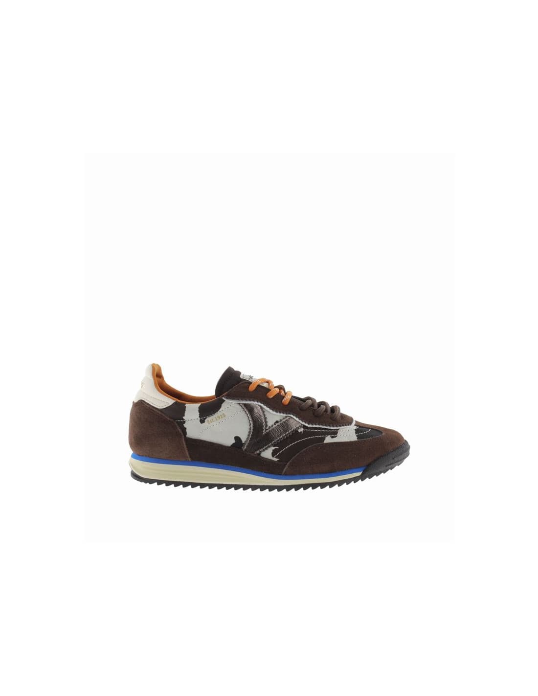 Sapatilhas Victoria Saturno Serraje & Nylon Animal Print Mulher Marrom