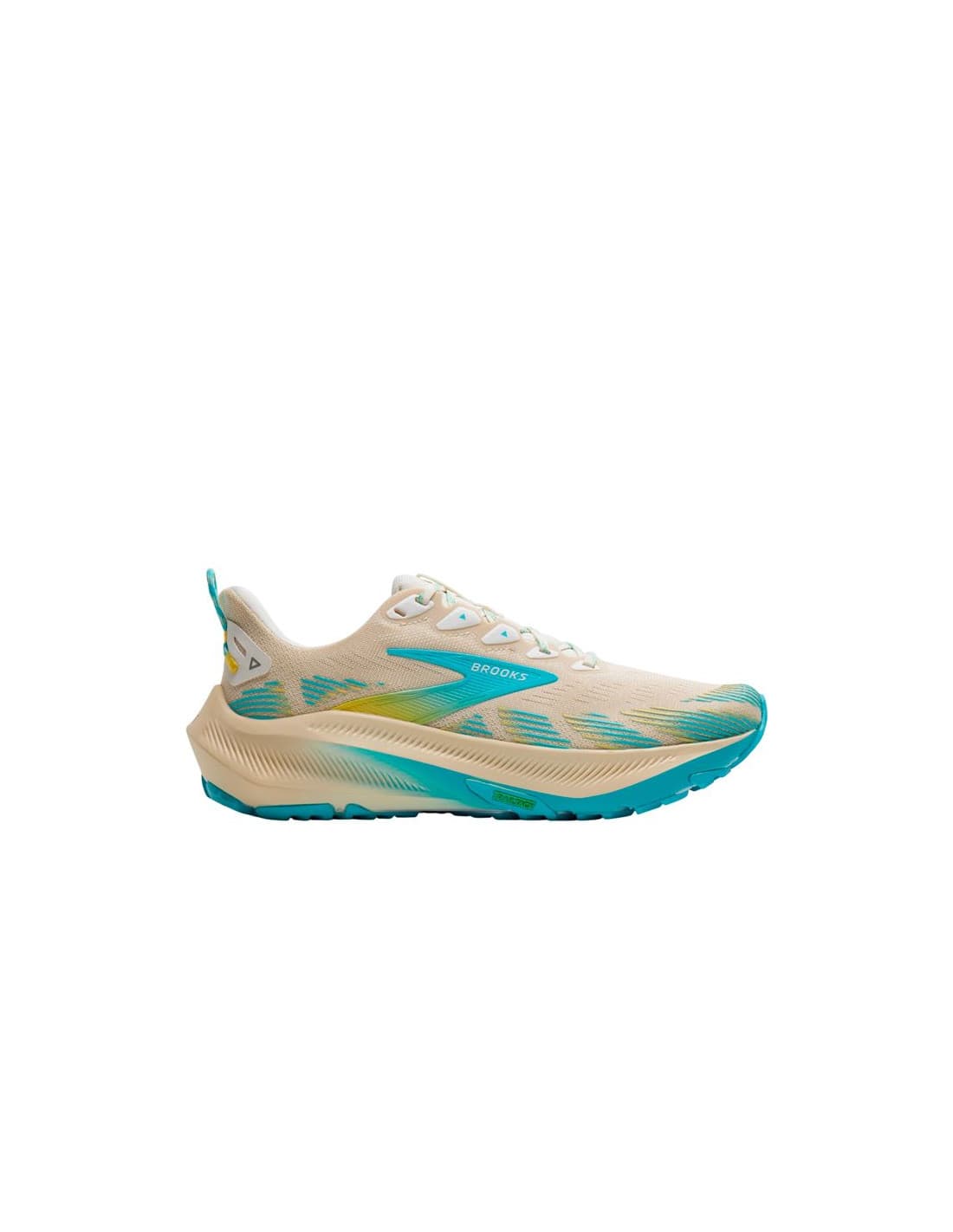 Sapatilhas Brooks Ghost Trail Mulher para Gravel, Bege/Azul