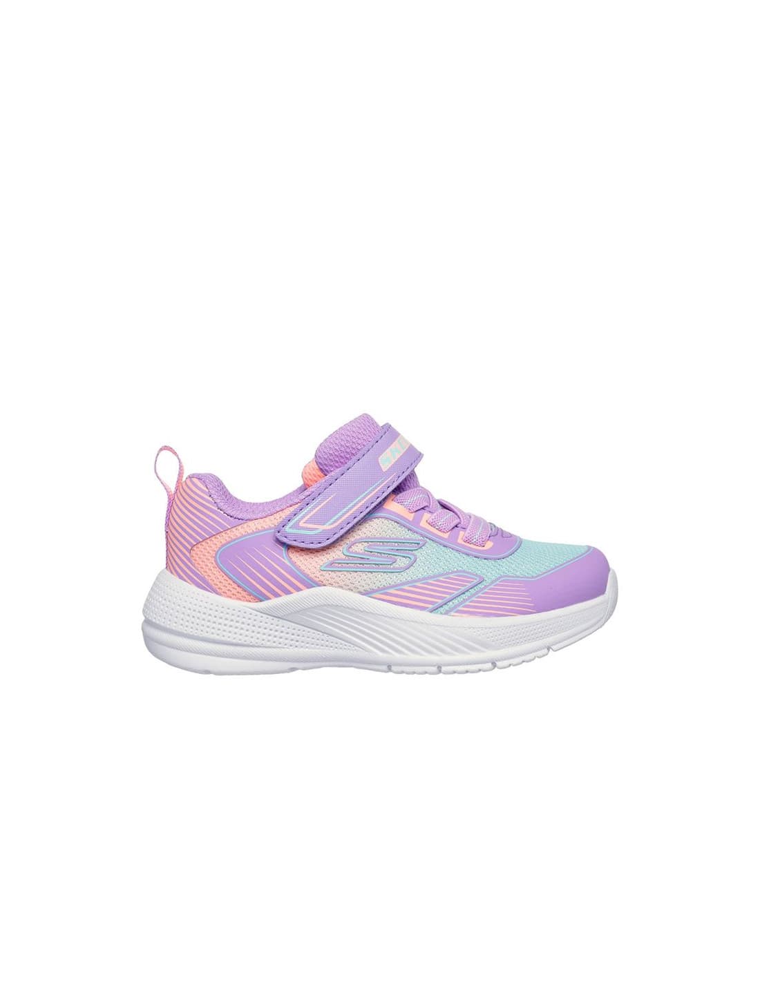 Sapatilhas Skechers Microspec Advance - Oasis Poi Menina Lila/Negro
