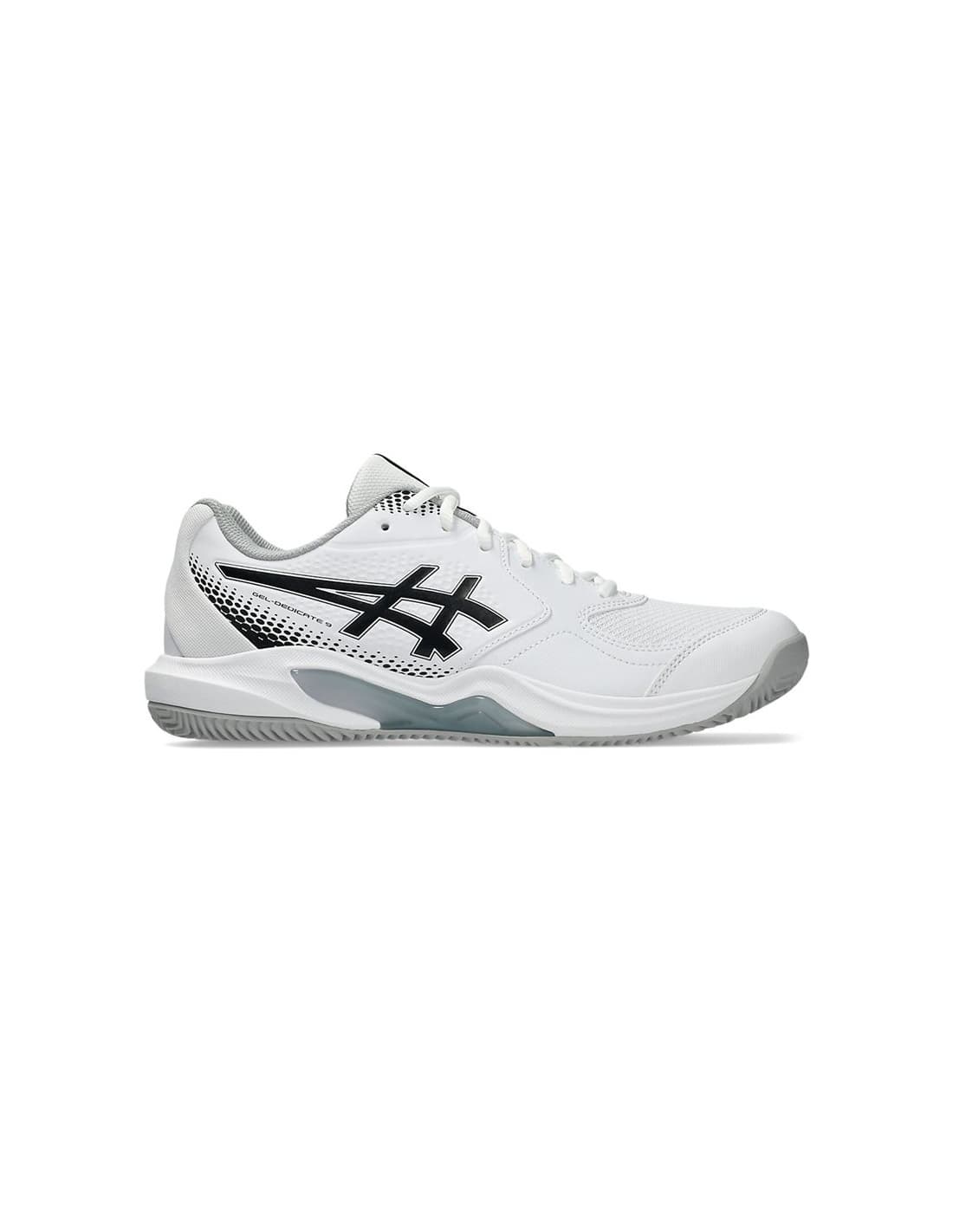 Sapatilhas Tênis Asics Gel Dedicate 9 Homem , Branco/Preto