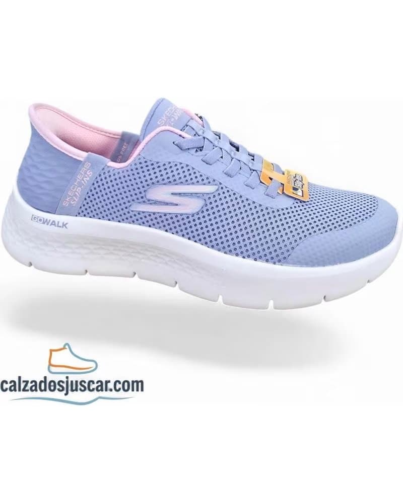 TÊNIS SKECHERS GO WALK FLEX SLIP-INS 1171551 TURQUESA