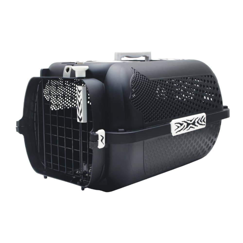 Caixa de transporte Catit Voyageur White Tiger - preto - L 38 cm x P 57 cm x A 31 cm
