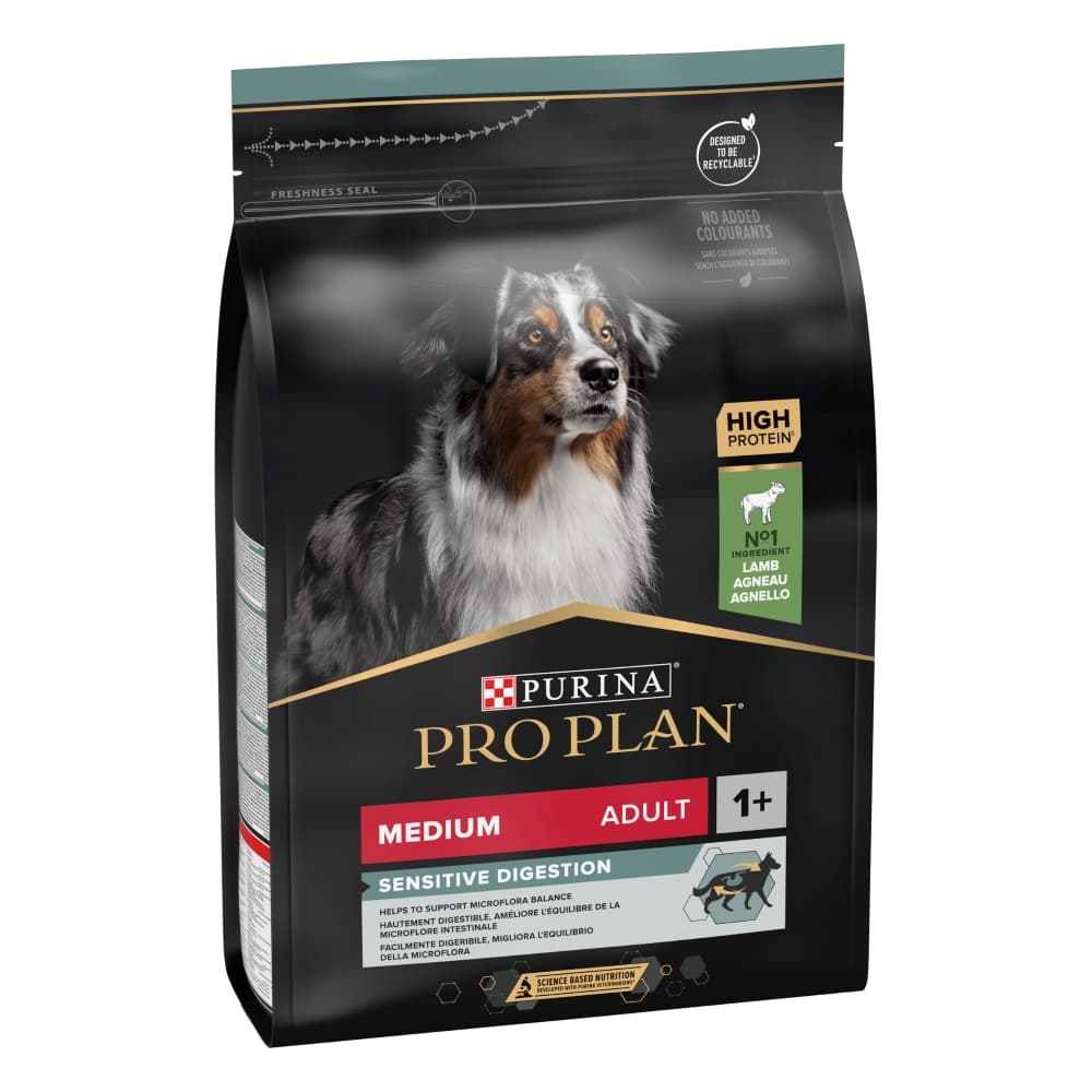 PURINA PRO PLAN Medium Adult cordeiro e arroz Sensitive Digestion - 3 kg