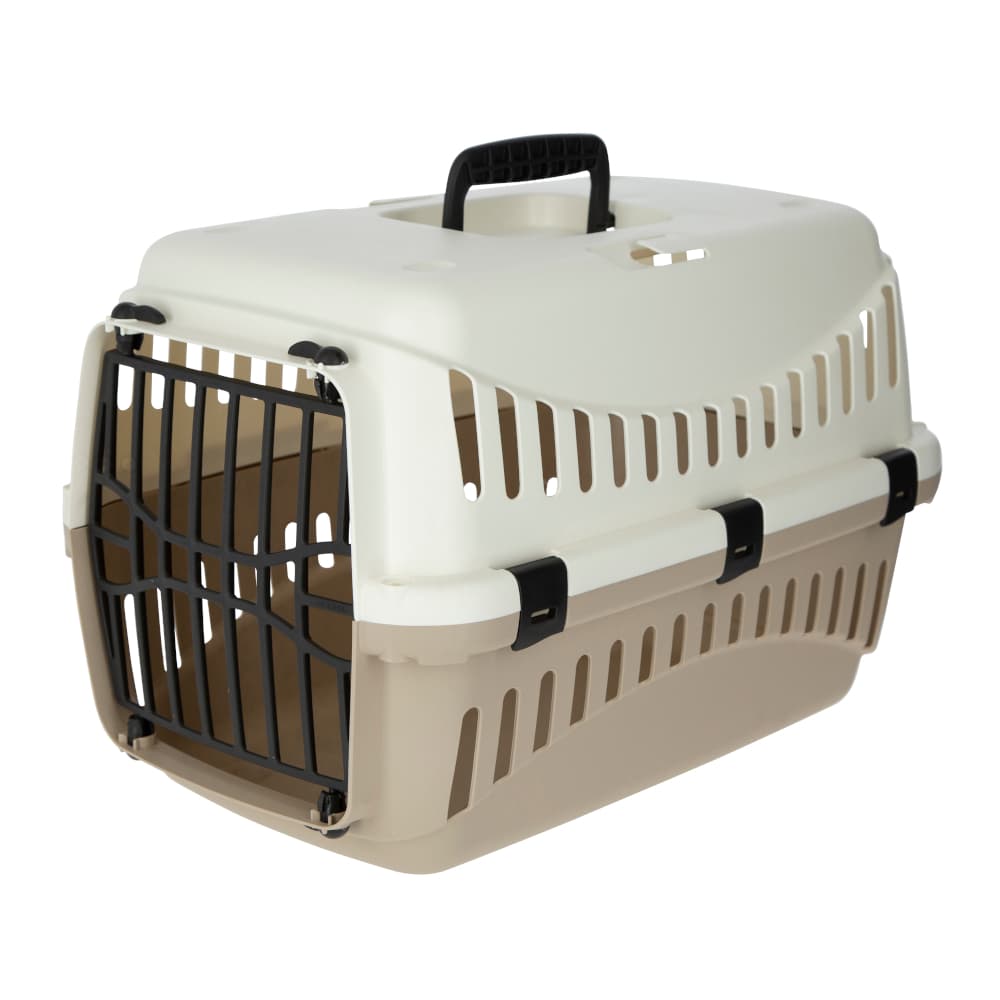 Kerbl Expedion Caixa de transporte para animais de estimação - taupe / bege: C 45 x L 30 x A 30 cm
