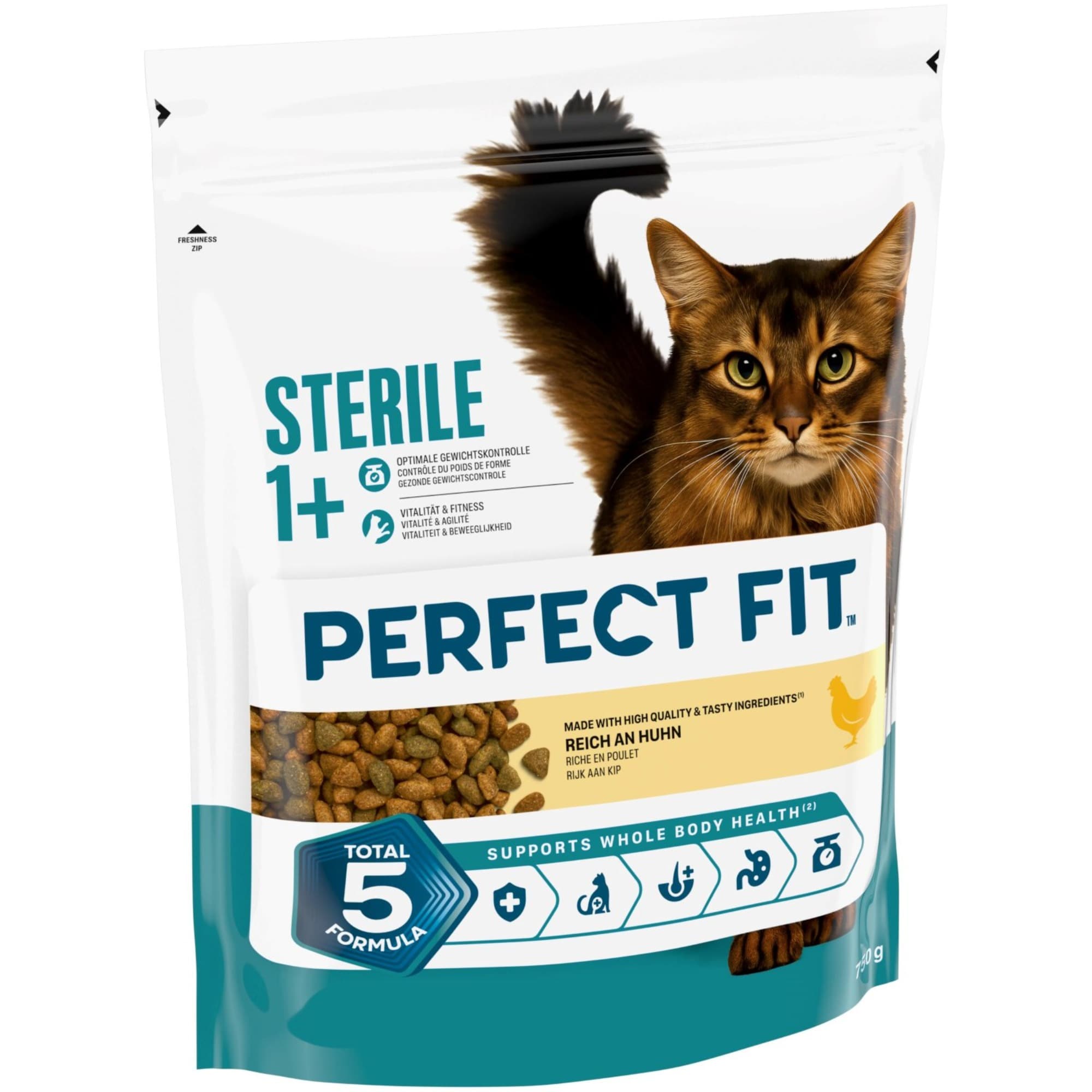 Perfect Fit Sterile 1+ rica em frango - 750 g