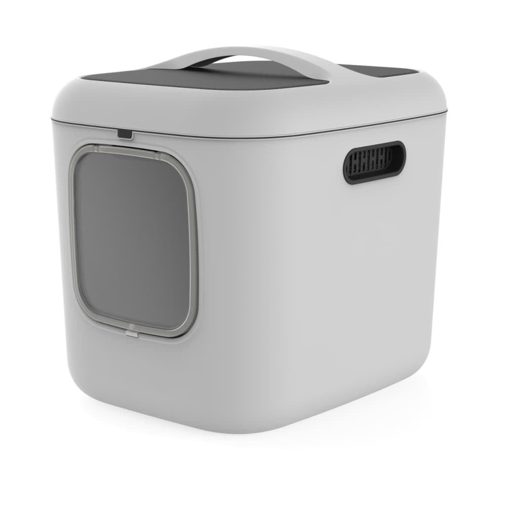 Caixa de areia para gatos MyPet BIALA XL - cinzento
