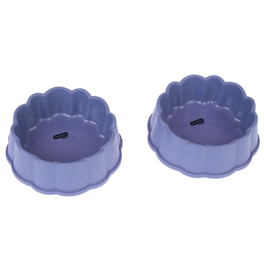 zooplus Basics Comedouro/Bebedouro duplo para gatos - 2 x 300 ml