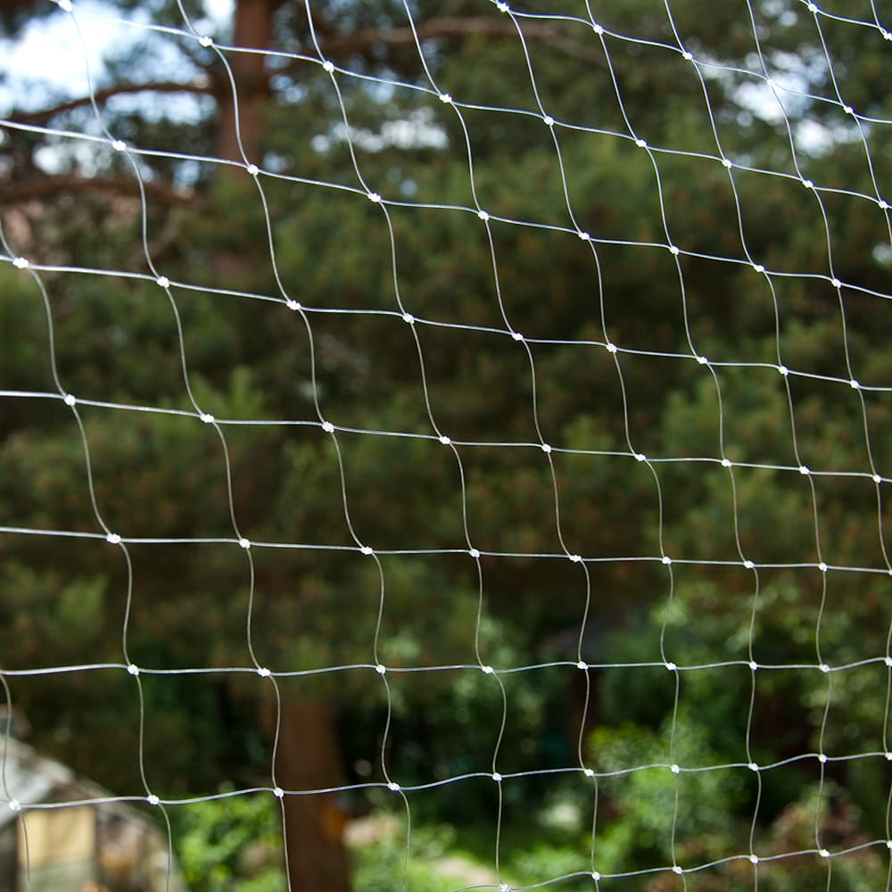 Rede transparente para gatos - 4 x 3 m