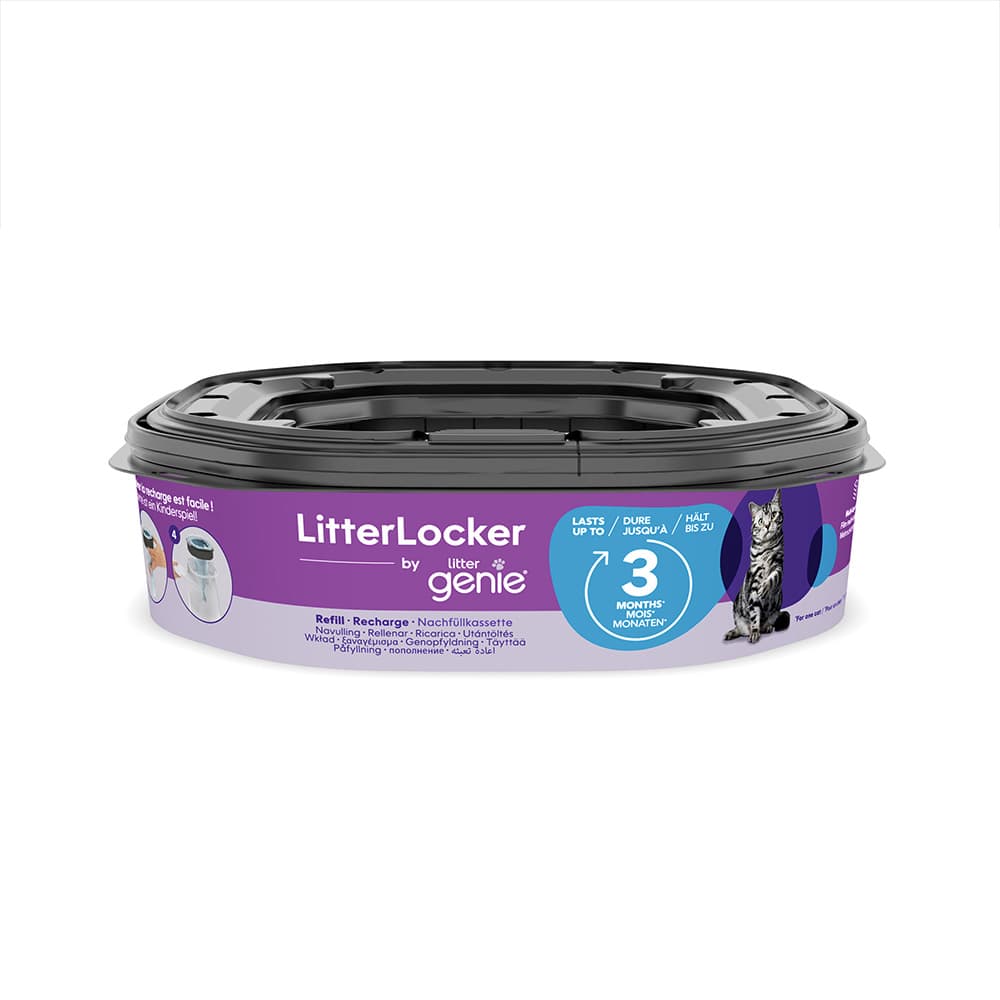 LitterLocker® by Litter Genie caixote para areia de gatos - 1 cartucho (SEM caixote)