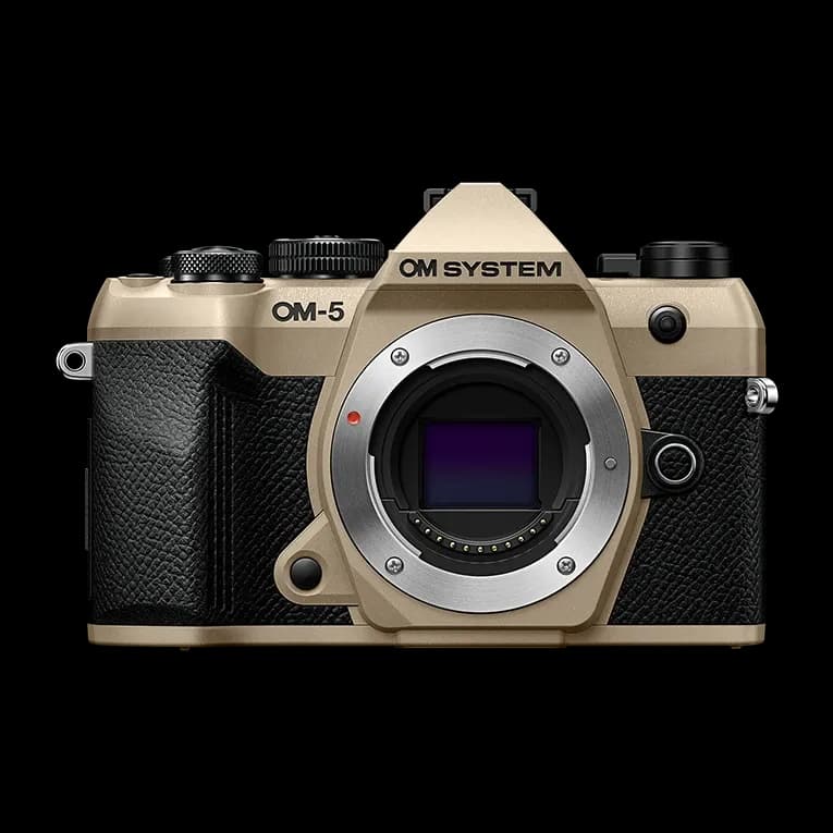 Corpo OM-5 Mark II bege-areia