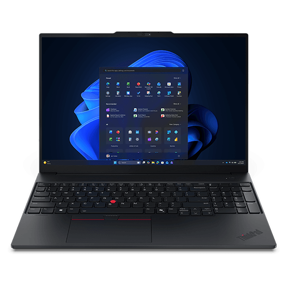 Lenovo ThinkPad E16 Gen 4 Processador Intel® Core™ 3 304 (núcleos LPE de até 3,30 GHz núcleos P de até 4,30 GHz)/Windows 11 Home/256 GB SSD M.2