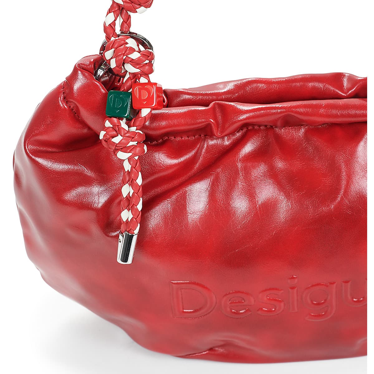 Bolsa de ombro Desigual BAG HALF LOGO RED