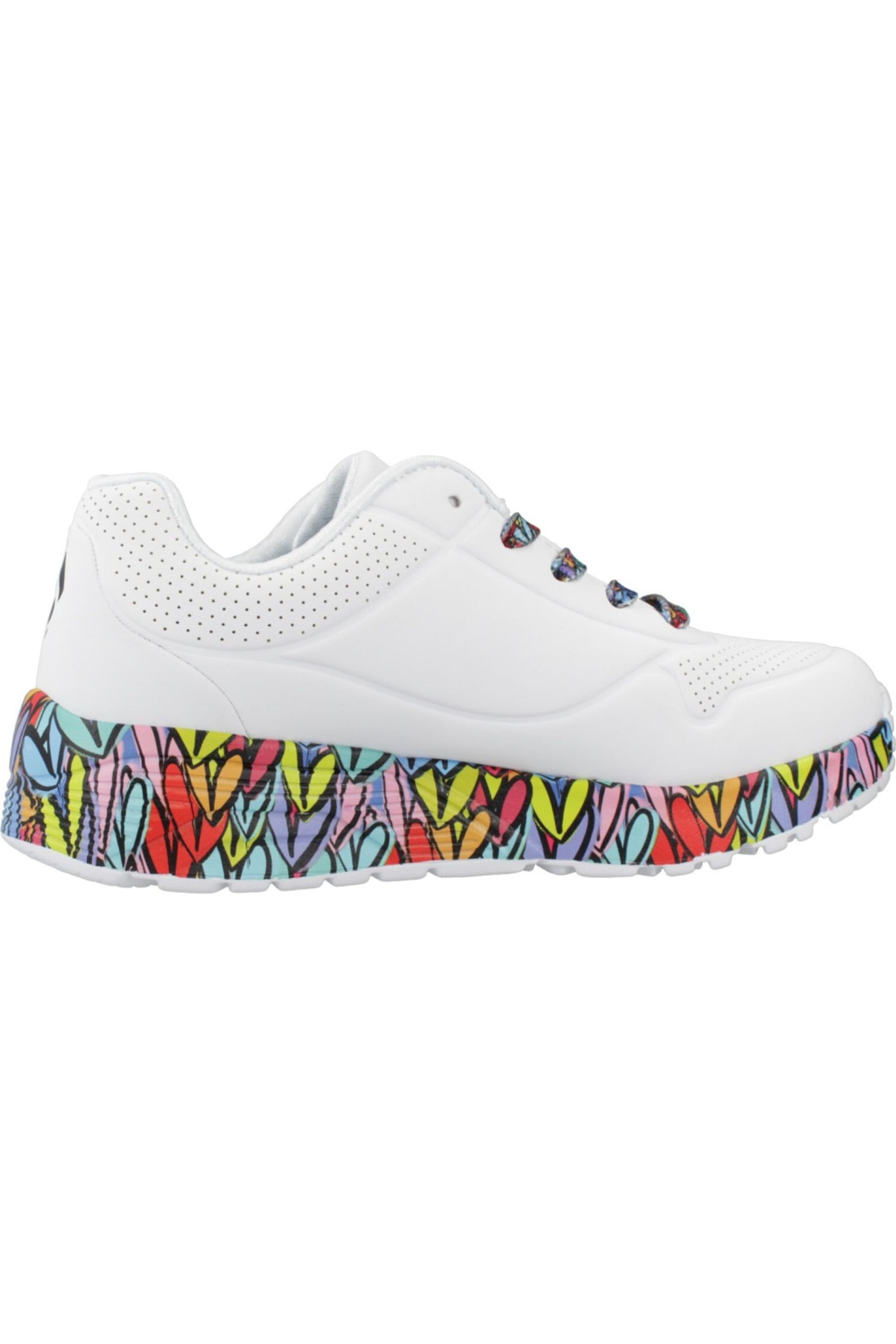 Sapatilhas Skechers Uno Litesubtle Love - Branco para Crianças unissex MKP