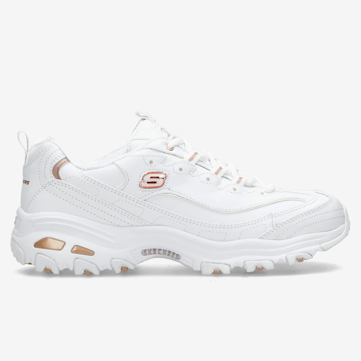 Skechers D'Lites - Branco - Sapatilhas Chunky Mulher tamanho 38