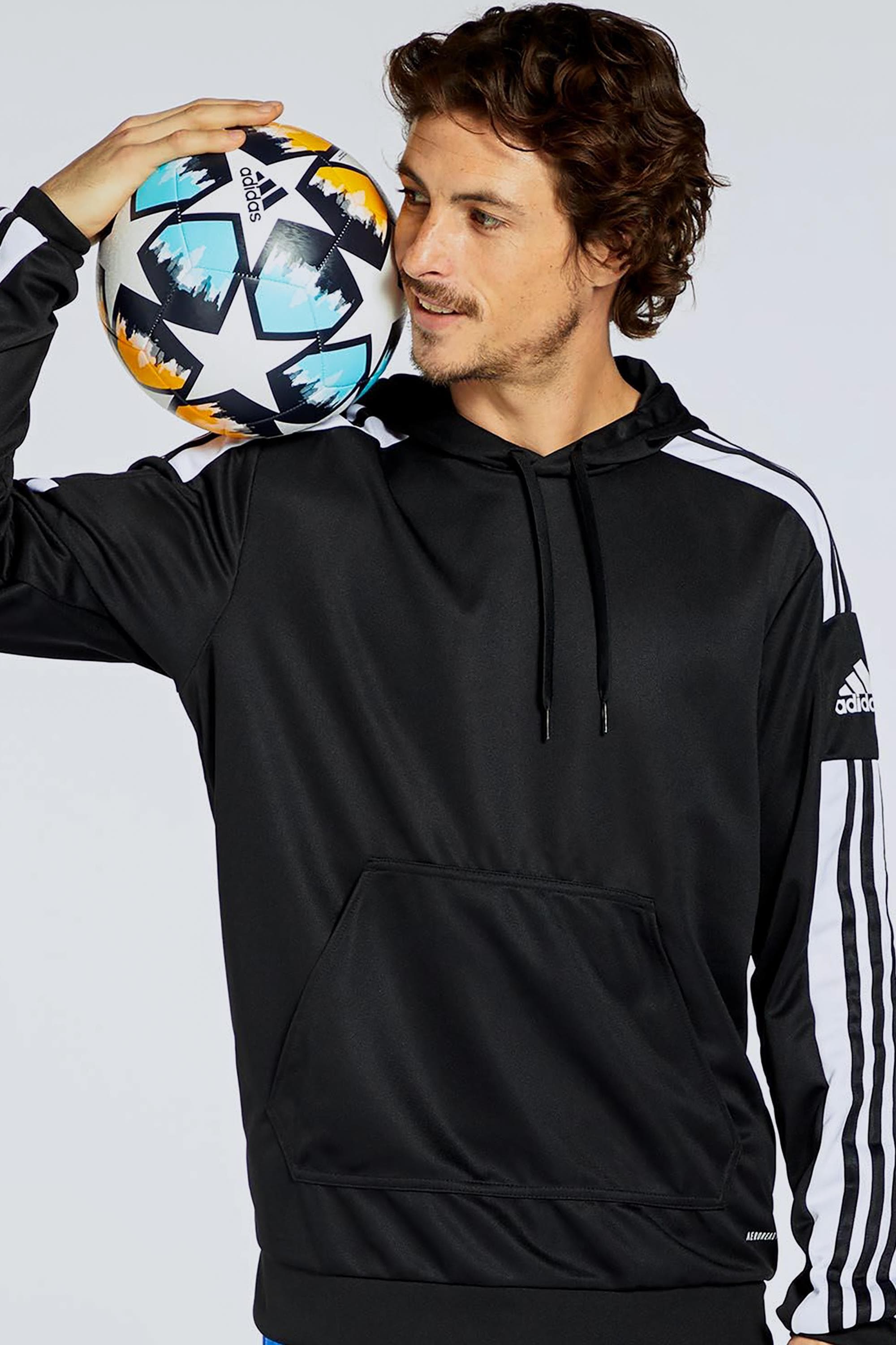 adidas Classics 3 Stripes - Preto - Sweatshirt Futebol Homem