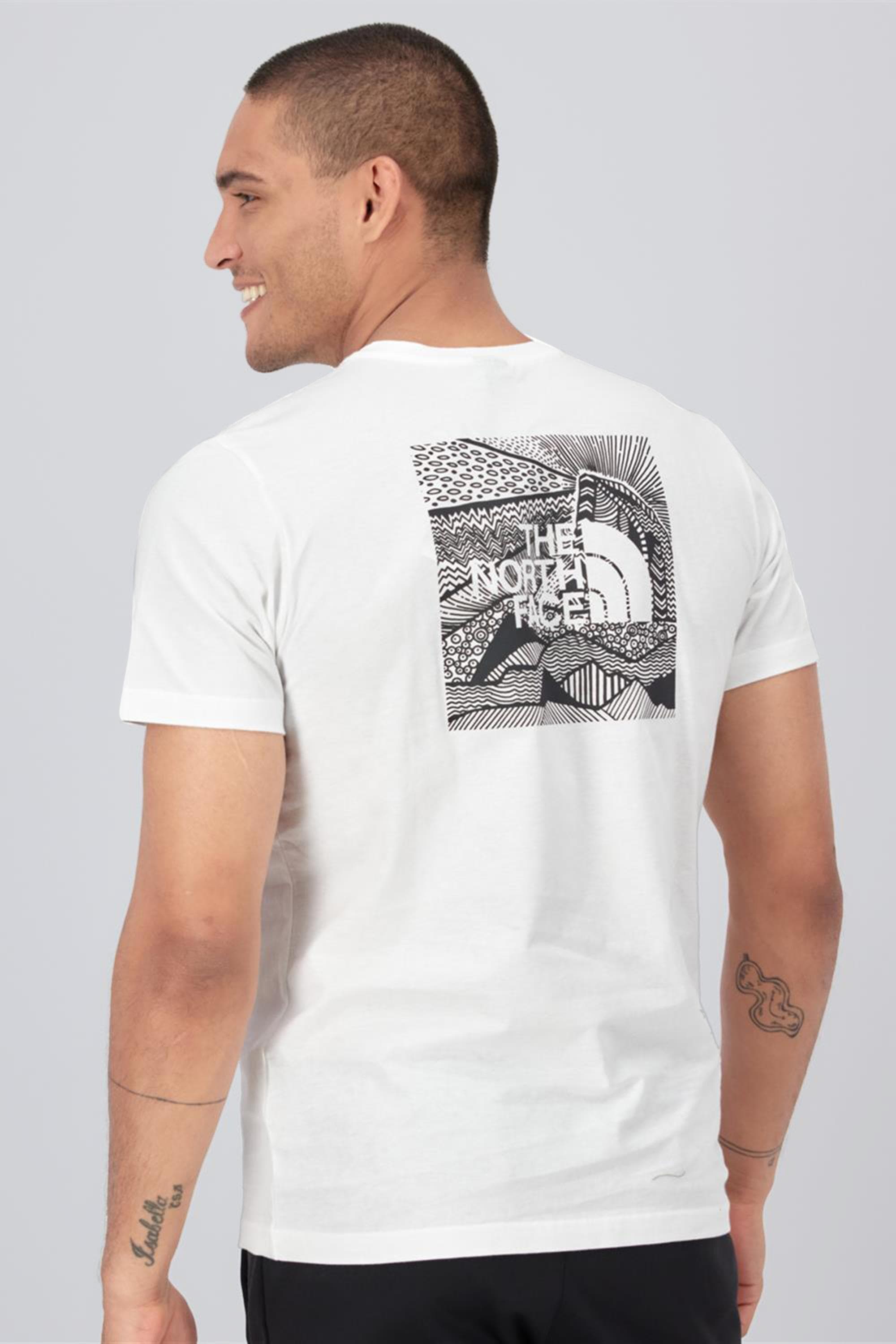 The North Face Redbox Celebration - Branco - T-shirt Montanha Homem tamanho M