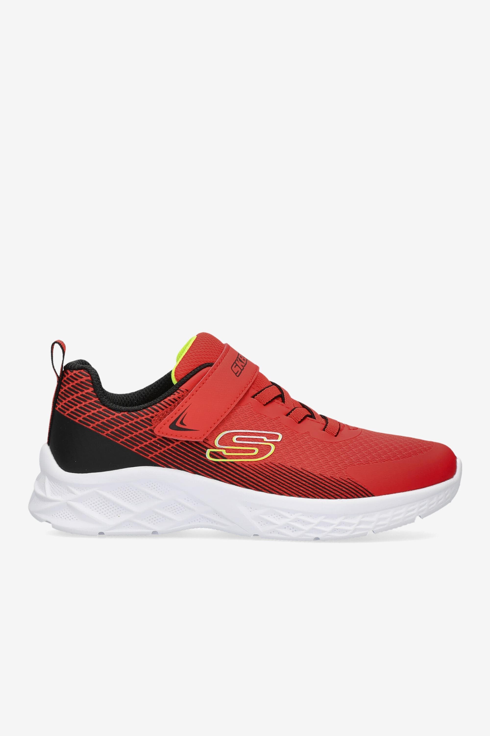 Skechers Microspec II Zovrix - Vermelho - Sapatilhas Ténis Menino