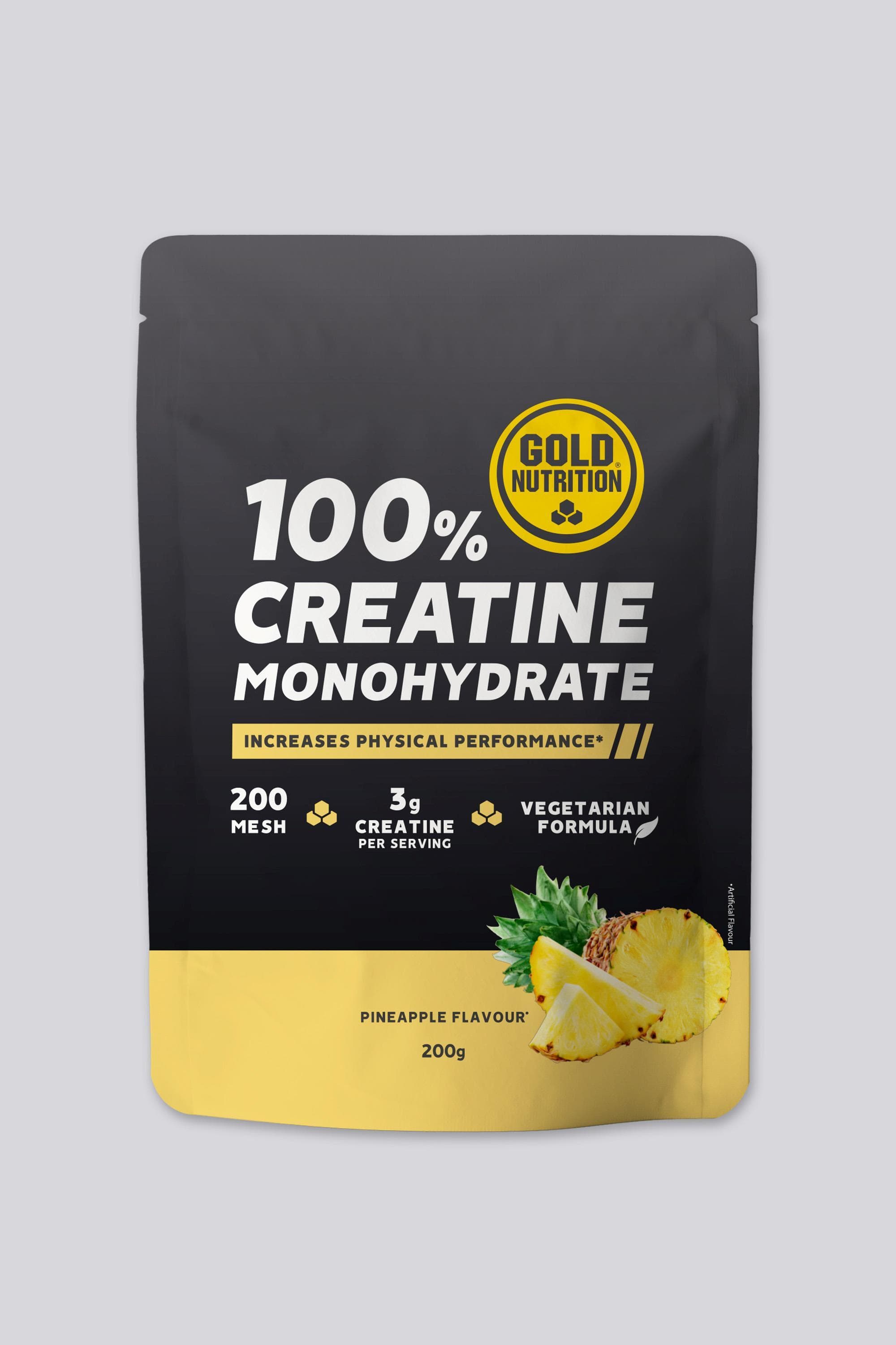 GoldNutrition Monohydrate Pineapple - U - Creatina com Sabor a Ananás 200 g tamanho T.U.