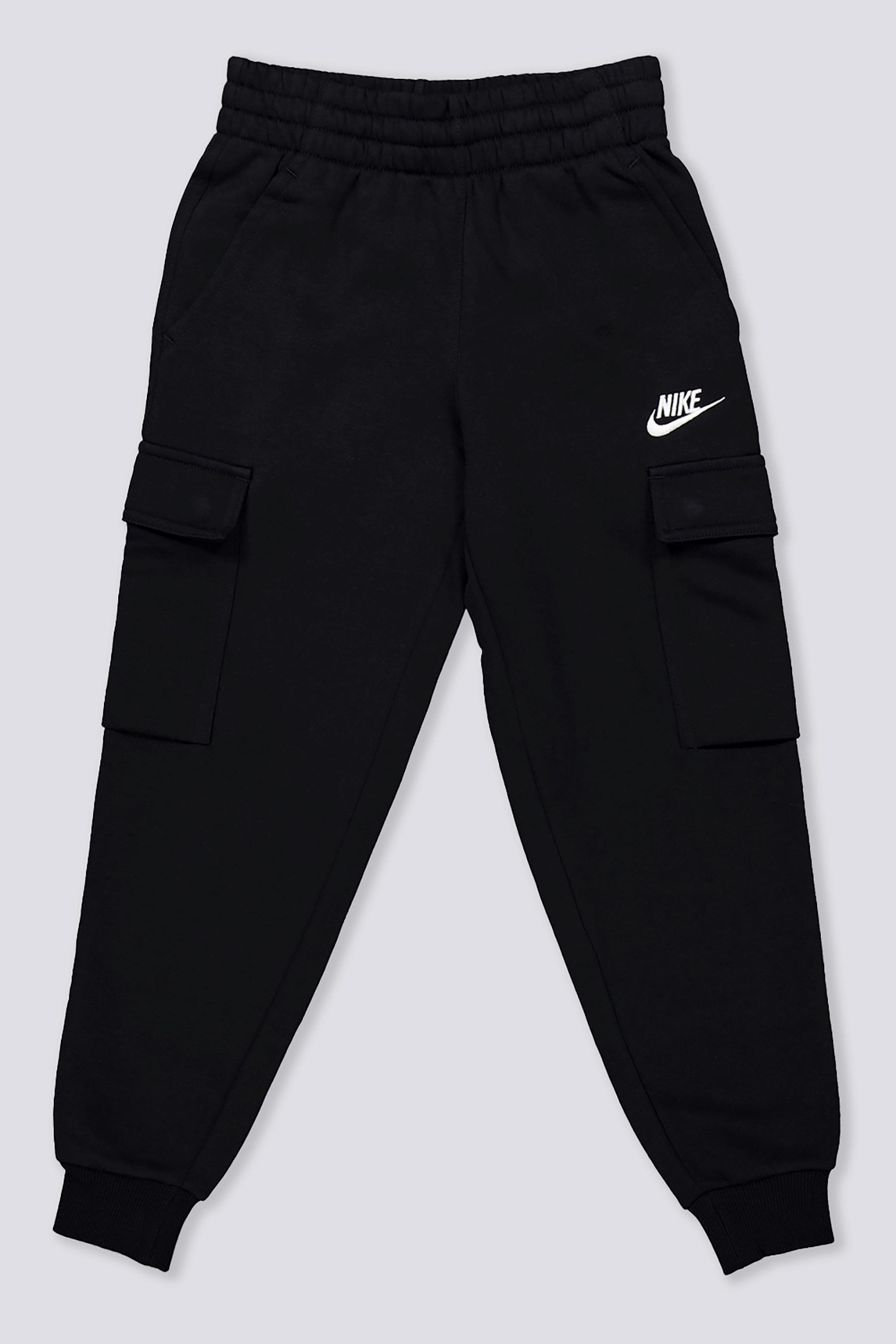 Calças Cargo Nike - Preto - Calças Felpa Rapaz tamanho 12