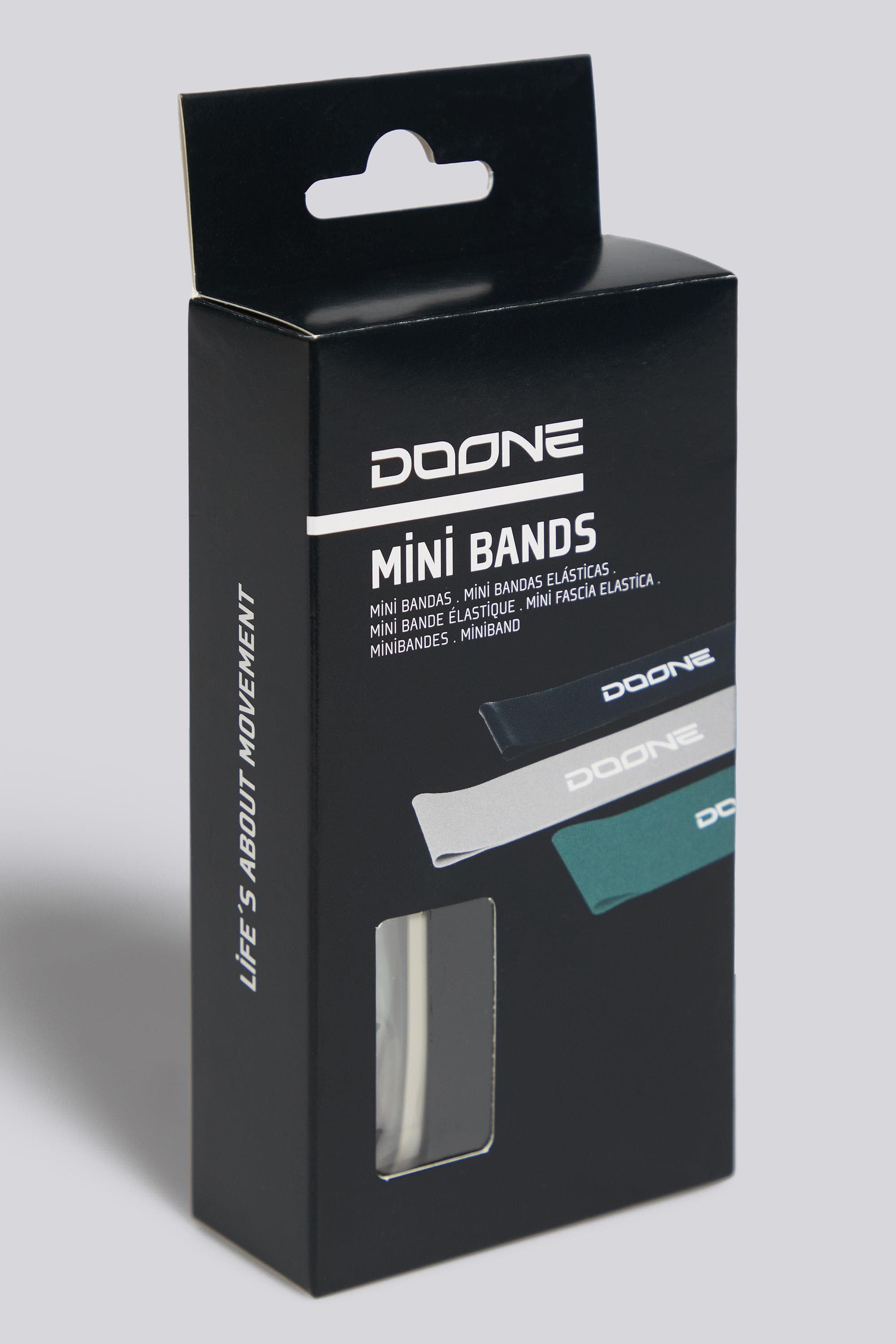 Mini Bandas Resistência Doone - Preto - 3 Níveis tamanho UNICA