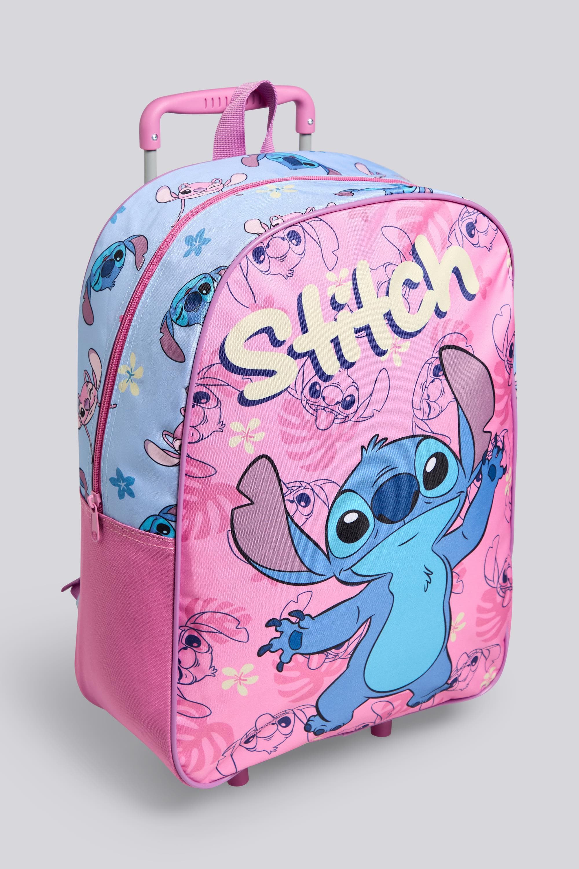 Mochila Rodas Stitch - Trolley Criança Disney tamanho UNICA