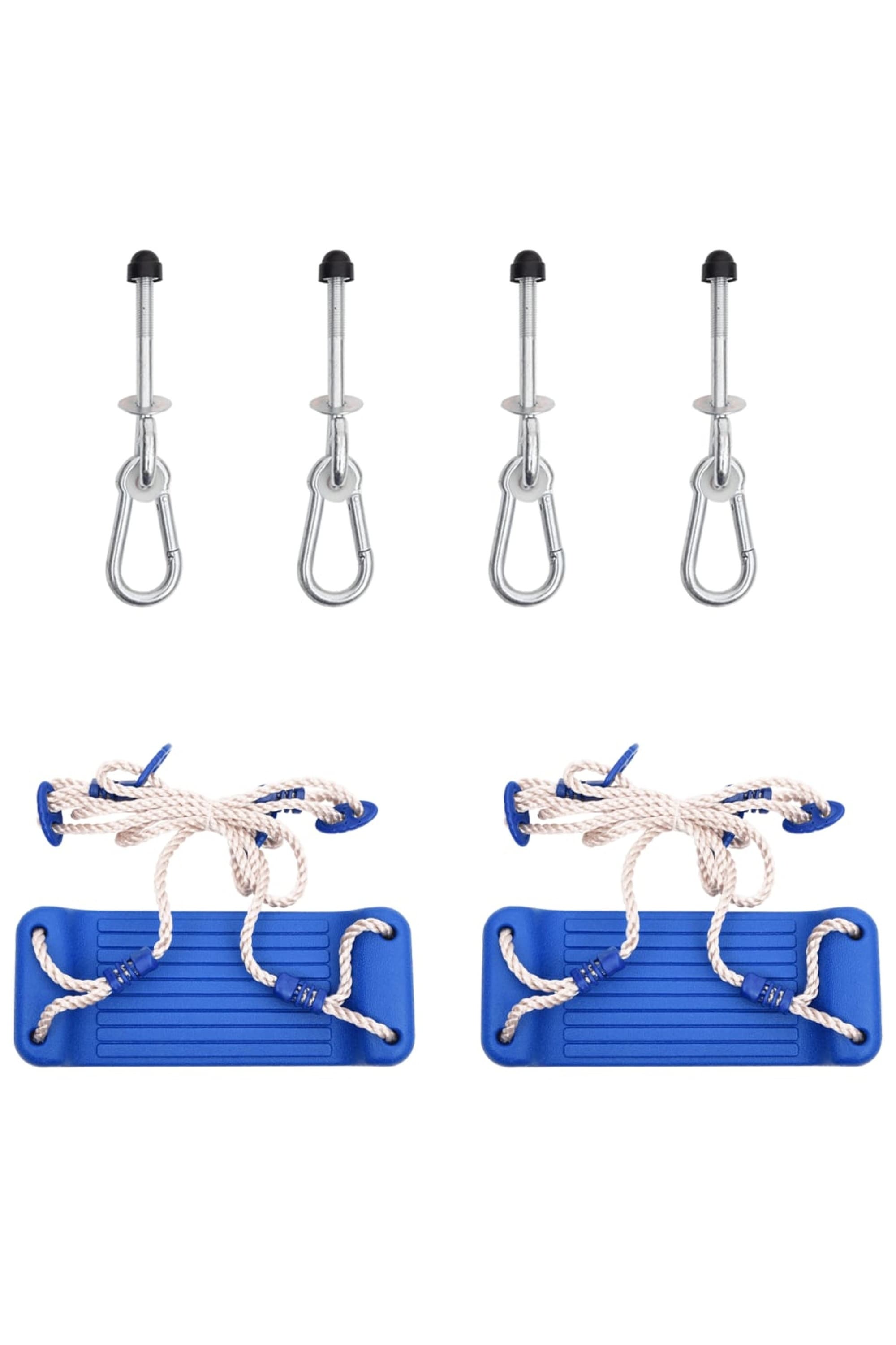 Assentos De Baloiço 2pcs C/ Pedras De Escalada Vidaxl Polietileno 126 X 126 CM - assento de baloiço MKP